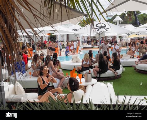 Ocean Beach Bar San Antoni Ibiza Stock Photo Alamy