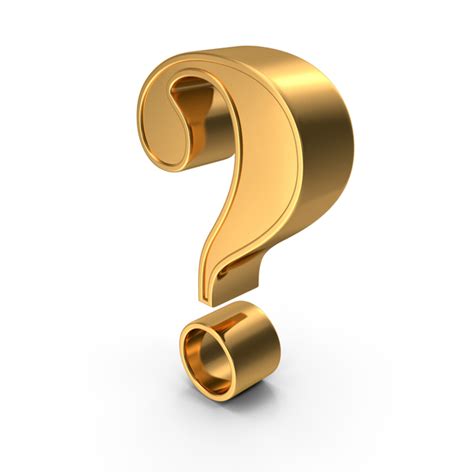 Golden Question Mark Png Images And Psds For Download Pixelsquid