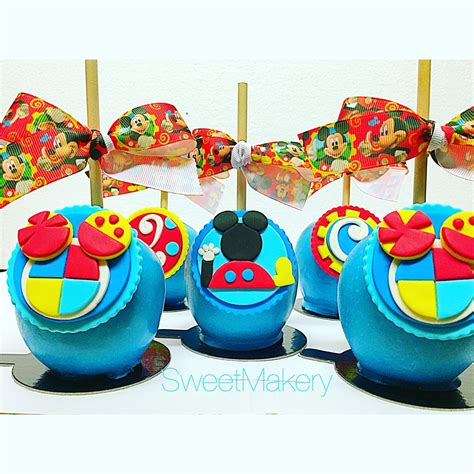 Mickey Mouse Clubhouse Apples For The Dessert Table Mickeymouse