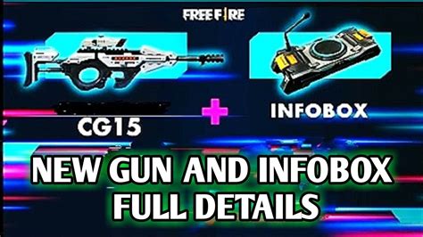 Nova arma no free fire cg15. Free fire new gun and infobox full details || 5 New ...