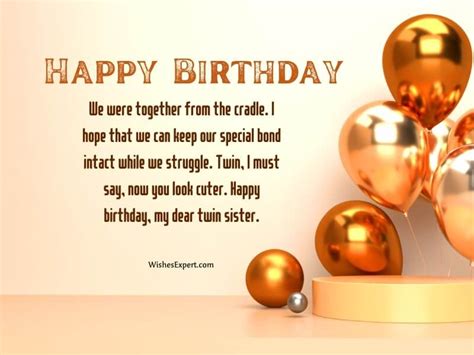 35 Sweet And Cute Birthday Wishes For Twin Sisters