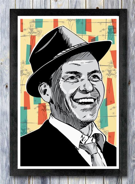 Frank Sinatra Frank Sinatra Poster Frank Sinatra Wall Art Etsy