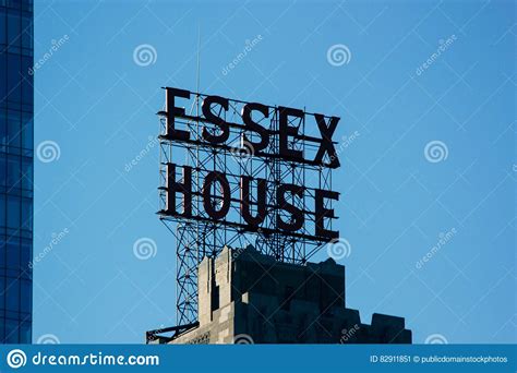 Essex House Sign On Rooftop Picture Image 82911851