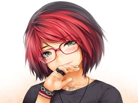 Download 2048x1536 Semi Realistic Anime Girl Redhead