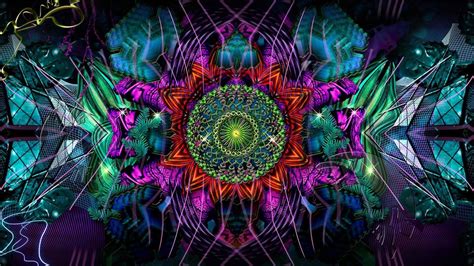 Psychedelic Art Fractal Art Digital Art Kaleidoscope Design Psychedelic Art Trippy