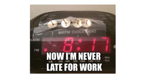 Alarm Clock Meme Work Humor