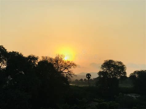 Sunrise At Village Stock Image Image Of Sings Nature 127113363