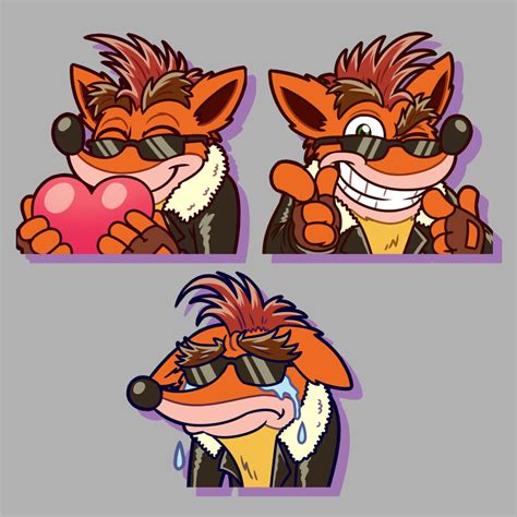 CRASH BANDICOOT CLUBHOUSE On Twitter RT LuchosFactory Here Are Some Crash Bandicoot Emotes
