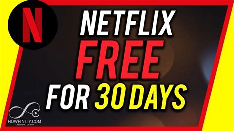 How To Get Netflix 30 Day Free Trial Youtube