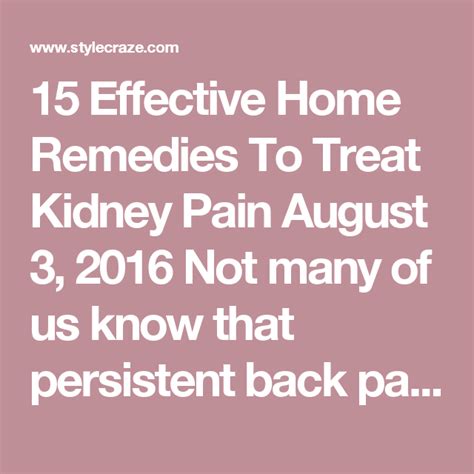 Hip Flexor Stretches 15 Effective Home Remedies To Treat Kidney Pain