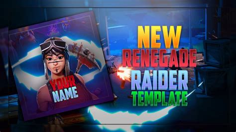 New Renegade Raider Profile Picture Template Fortnite Youtube