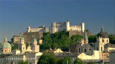 Salzburg Austria Hohensalzburg Fortress And Mönchsberg