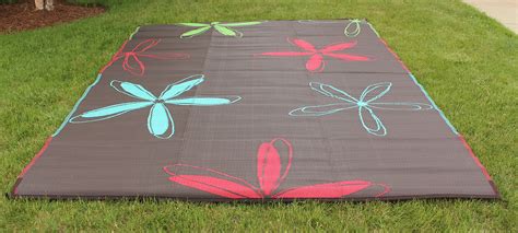 Epic Rv Rugs Rv Mat Patio Rug Colorful Floral Design 9x12 791154029503