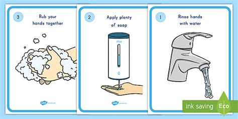 How To Wash Your Hands Posters Teaching Resources Twinkl
