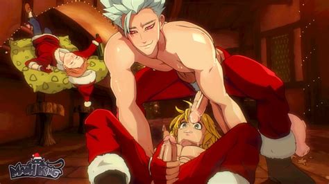 Rule 34 69 Animated Ban Nanatsu No Taizai Blowjob Christmas Drunk