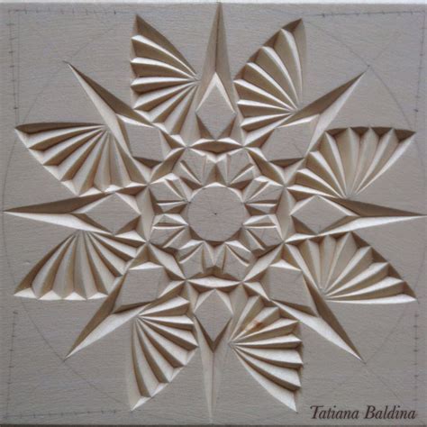 Chip Carving Pattern By Tatiana Baldina