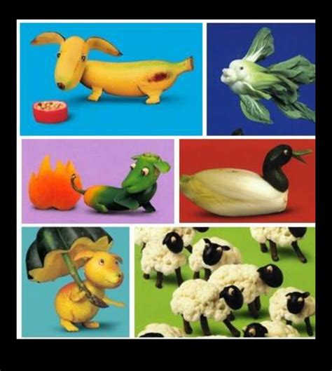 Fruit Animals Food Art Creative Food Art Vegetable Animals