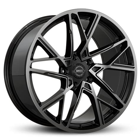 Gt Form Interflow Gloss Black Tinted 19x85 5x112 Wheel Wheel Cnc Wheels