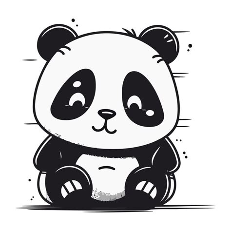 Premium Vector Cute Panda Bear Cartoon Vector Illustration Cute Panda
