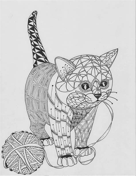Ben Kwok — Kitty 1236×1600 Cat Coloring Page Cool Coloring Pages