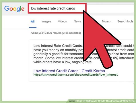 The key figure used in calculating your monthly keep in mind that you will not accrue interest as long as you pay your statement balances in full. 3 Ways to Calculate Credit Card Interest With Excel - wikiHow