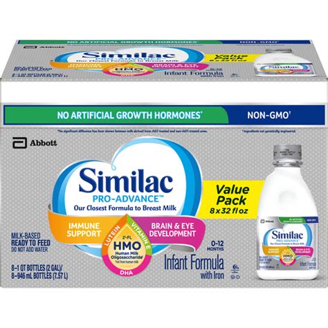 Similac Pro Advance Non Gmo With 2 Fl Hmo Infant Formula With Iron