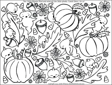 Autumn Themed Coloring Pages At Free Printable