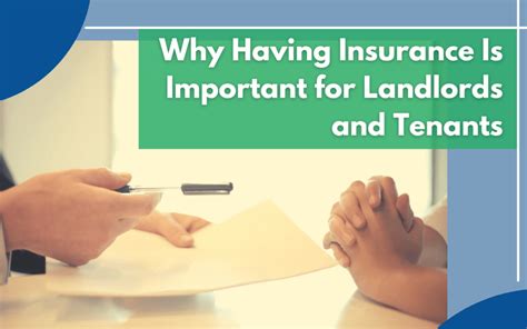 Why Having Insurance Is Important For Landlords And Tenants