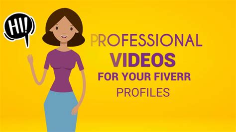 Create Gig Videos For Your Fiverr Profile By Videoomines Fiverr