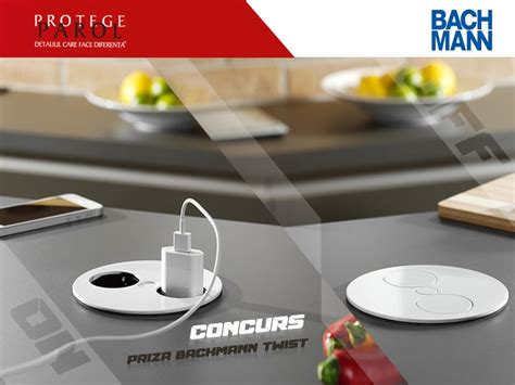 With only 40 mm installation depth the twist suits optimally for the installation into surfaces and even fits. Cum poti castiga o priza Bachmann TWIST - Protege Parol