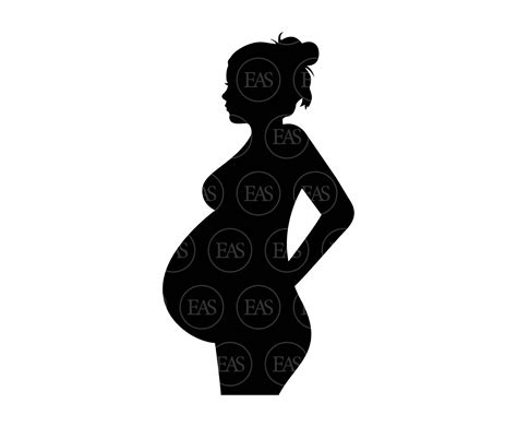 Pregnant Women Svg Baby Bump Belly Svg Pregnancy Reveal Svg Etsy