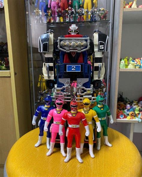 Bandai Dx Gekisou Sentai Carranger Rv Robo Power Rangers Turbo Hobbies And Toys Toys And Games