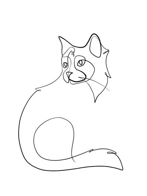 Des lignes épurées, des lignes plus grasses qui contrastent avec le fond, et vous trouverez dans cet article nos exemples de line art préférés. Custom Cat Portrait, One Line Drawing, Minimal Cat, Line ...