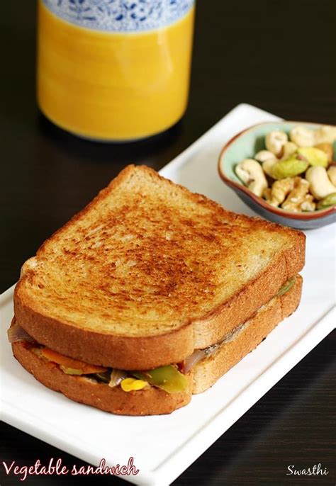 Learn how to make delicious, quick and easy breakfast recipes to remain healthy and active through out the day. Veg sandwich recipe | Easy vegetable sandwich | Recipe ...