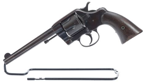 Us Colt New Army And Navy Double Action Revolver With Holster Rock
