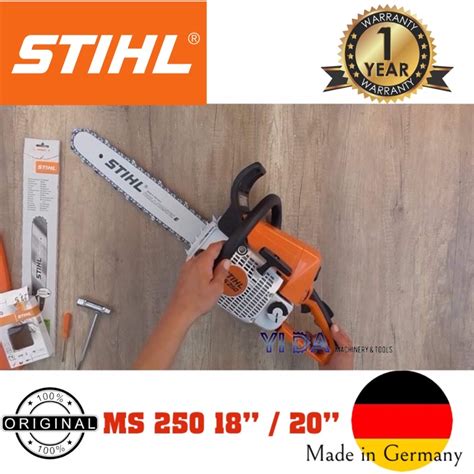 Stihl Ms250 18” 20 Chain Saw Made In Germany Free Stihl 2t Oil 1l Shopee Malaysia