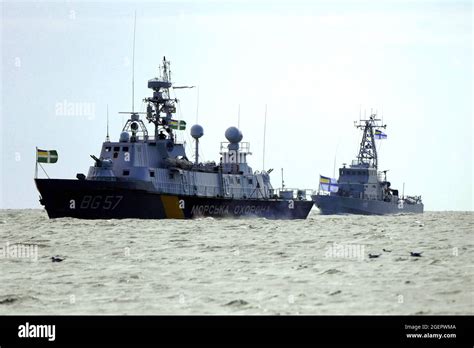 Odesa Ukraine August 20 2021 The Ships Of The Ukrainian Navy Move