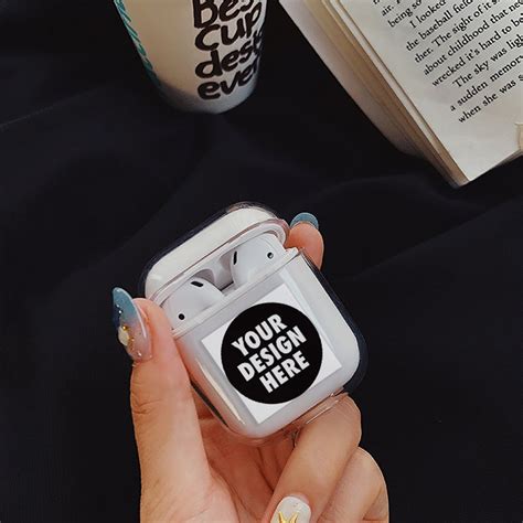 Personalized Custom Airpod Case With Keychain Cute Pro Cover Etsy
