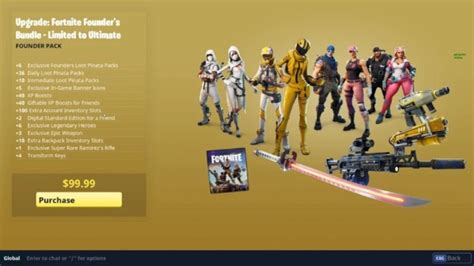 What Comes In The Fortnite Founders Packs And How To Get It Firstsportz