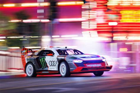Ken Blocks First Electric Gymkhana Features A One Of A Kind Audi Ev