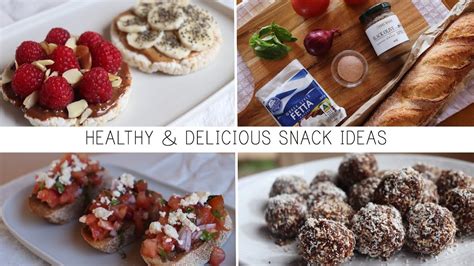 Healthy And Easy Snack Ideas Simple Delicious Recipes Youtube