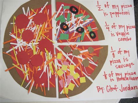 Polka Dotty Place Fraction Pizzas