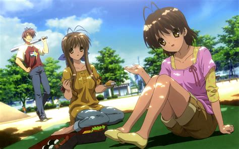 Hintergrundbild Für Handys Animes Kyou Fujibayashi Clannad Tomoyo