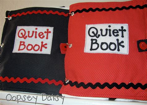 Oopsey Daisy Quiet Book Templates