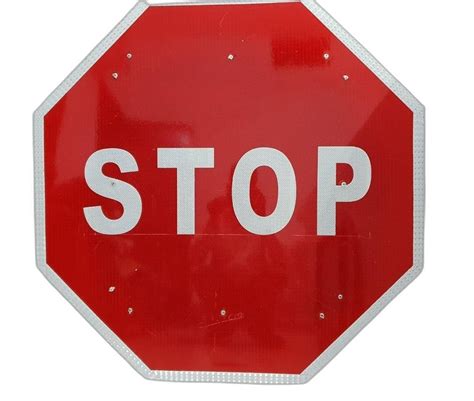 Aluminum Octagon Stop Traffic Sign Board For Road Board Thickness