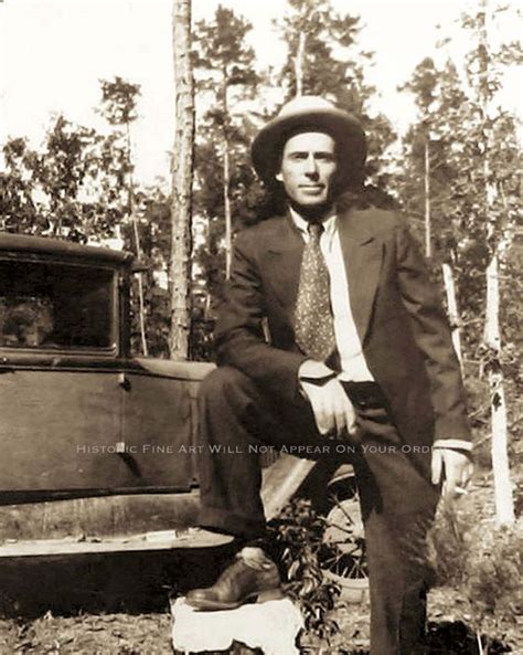 Bonnie And Clyde Photo Rare Buck Barrow Bank Robber Gang Gangster