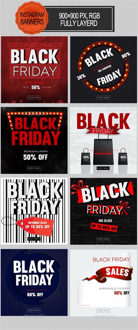 Black Friday Banners By Seasonoftheflowers Graphicriver
