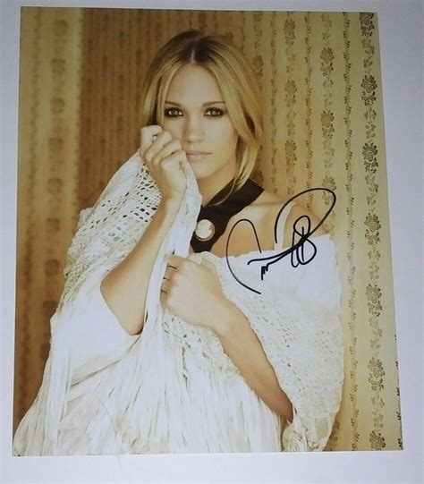 Carrie Underwood Hand Signed Autograph 8x10 Photo Coa Country