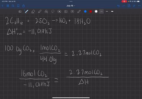 SOLVED Using The Following Equation For The Combustion Of Octane