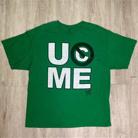 WWE Shirts Wwe John Cena You Cant See Me Green Shirt Poshmark